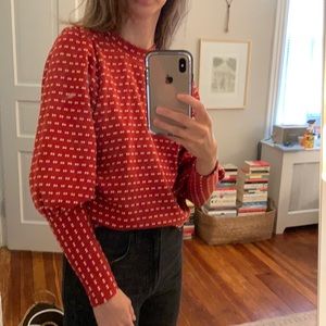 Balloon sleeve shirt